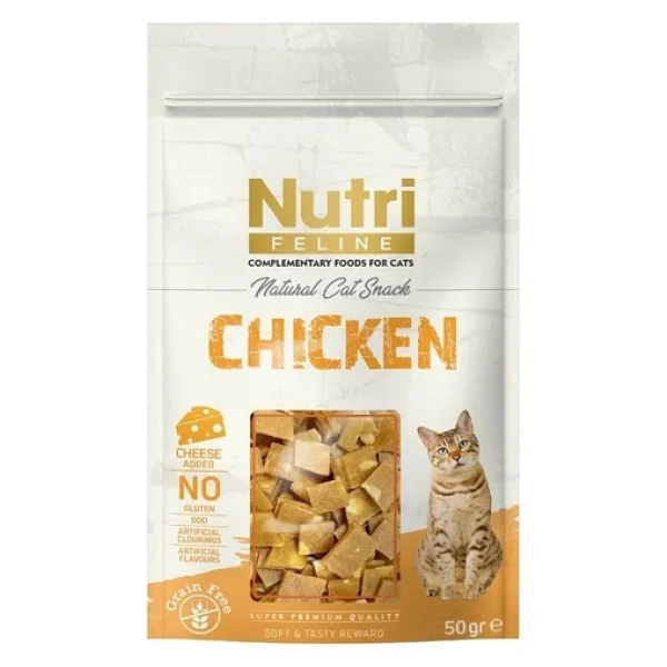 Nutri Feline Tavuklu Ve Peynirli 50 Gr Kedi Ödül Maması - Görsel 8