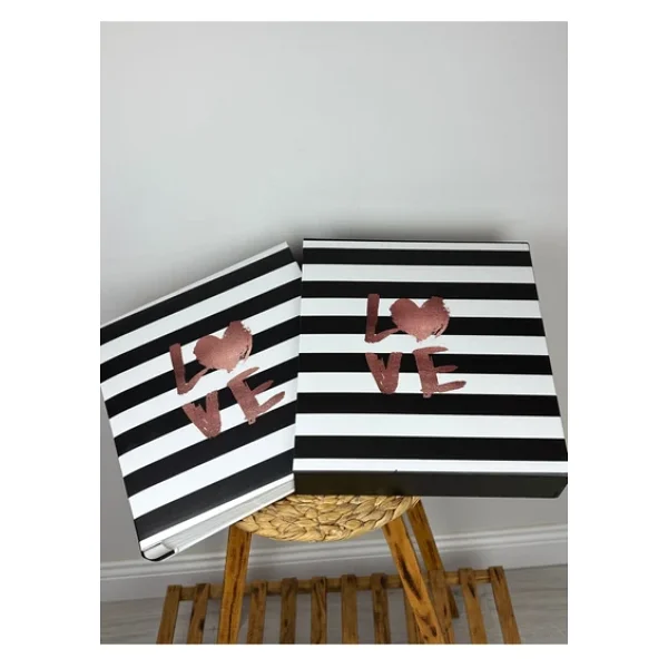 Rabsev Rs25 Fotoğraf Albümü 10x15cm 600 Lük Love Desenli Kutulu Yatay Dikey Modeli - Görsel 6