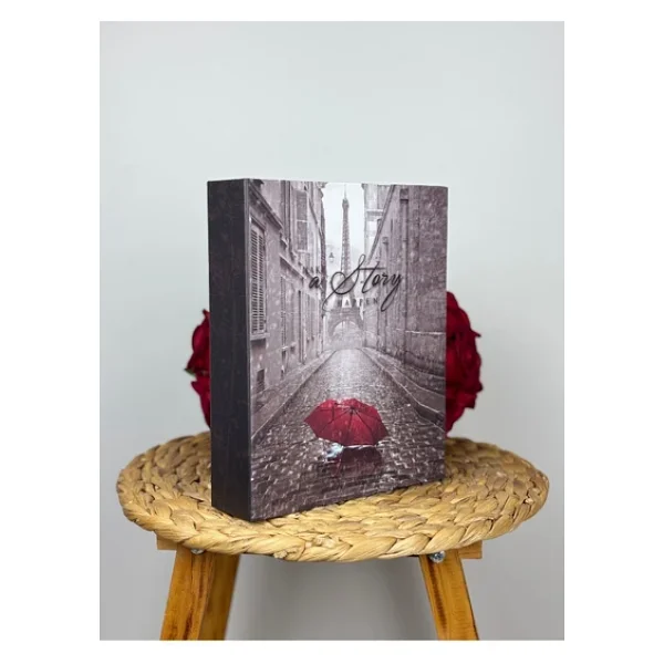 Rabsev Fotoğraf Albümü 10x15cm 200 Fotoğraf Kapasiteli Renkli Şemsiye Desenli Anı Albümü - Görsel 7