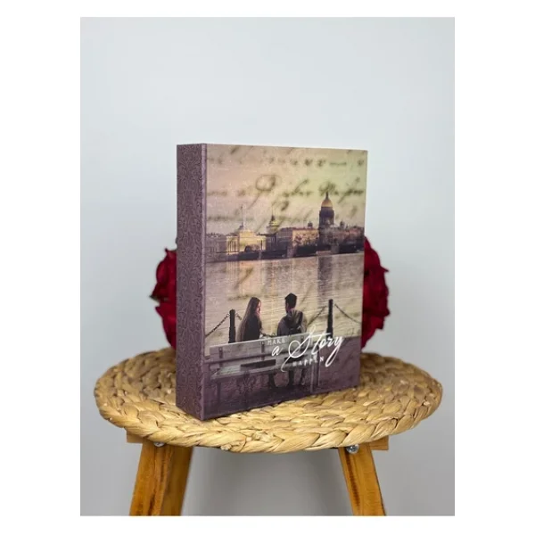 Rabsev Fotoğraf Albümü 10x15cm 200 Fotoğraf Kapasiteli Renkli Aşk Desenli Anı Albümü - Görsel 7