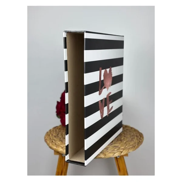 Rabsev Rs25 Fotoğraf Albümü 10x15cm 600 Lük Love Desenli Kutulu Yatay Dikey Modeli - Görsel 7