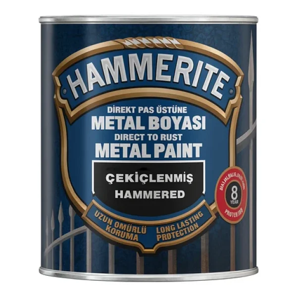 Hammerite Direkt Pas Üstü Çekiçlenmiş 2.5 Lt Metal Boya - Görsel 6
