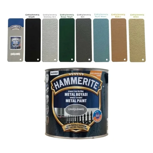 Hammerite Direkt Pas Üstü Çekiçlenmiş 2.5 Lt Metal Boya - Görsel 2
