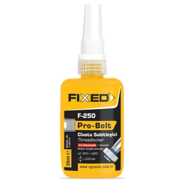 Fixed F250 Pro-Bolt 50 Ml Orta Mukavemetli Civata Sabitleyici - Görsel 4