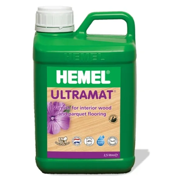 Hemel Ultramat Su Bazlı Parke Verniği 2,5 Lt - Görsel 3