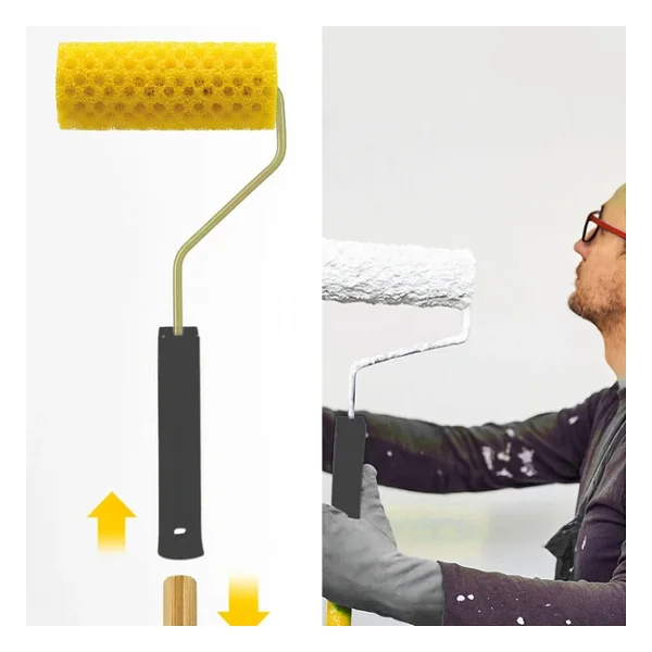 Dekor 1129 Kristalli Delikli Sünger 25 Cm Dekoratif Boya Rulosu - Görsel 6