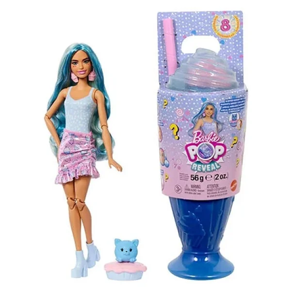 Barbie Pop Reveal Atıştırmalık Serisi Bebek Jfy00 - Görsel 4