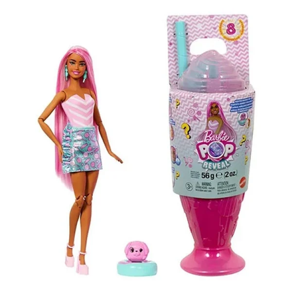 Barbie Pop Reveal Atıştırmalık Serisi Bebek Jfy00 - Görsel 6