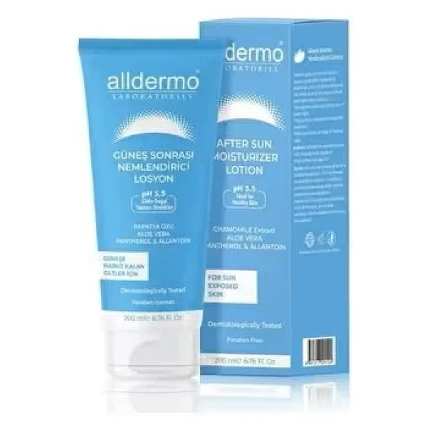 Alldermo Aloe Vera Gel 200 Ml Vücut Bakım Jeli - Görsel 6