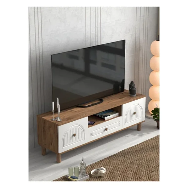 Bohem TV Ünitesi 150 Cm N Çizgili Mdf Kapak - 150 Cm N Çizgili 150 Cm N Çizgili - Görsel 8