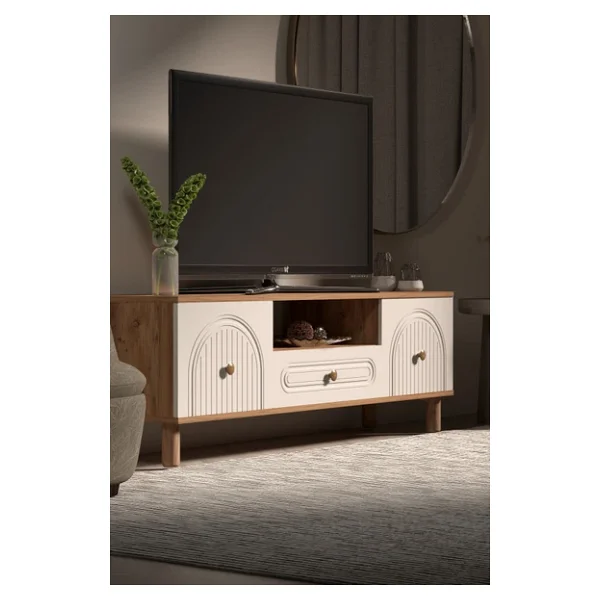 Bohem TV Ünitesi 150 Cm N Çizgili Mdf Kapak - 150 Cm N Çizgili 150 Cm N Çizgili - Görsel 3