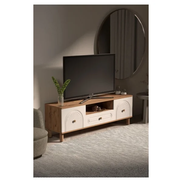 Bohem TV Ünitesi 150 Cm N Çizgili Mdf Kapak - 150 Cm N Çizgili 150 Cm N Çizgili - Görsel 4
