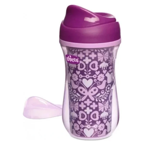 Chicco Isı Yalıtımlı Aktif Bardak Mor 14 Ay+ 266 Ml - Görsel 3