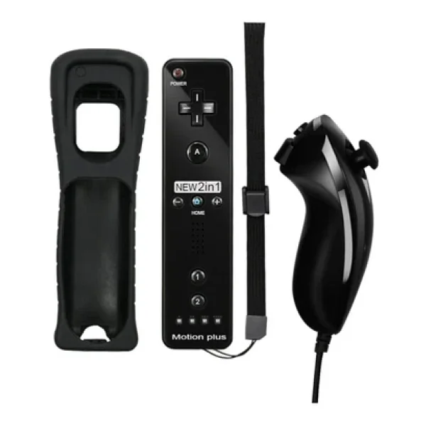 Nintendo Wii 2in1 Motion Plus Remote Kontroller + Nunchuk Kontroller Set - Görsel 3