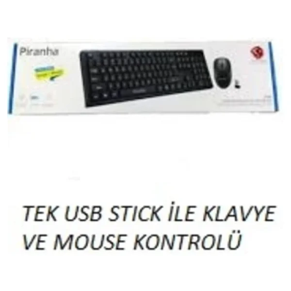 Piranha 2335 Kablosuz Klavye Mouse Seti - Görsel 5