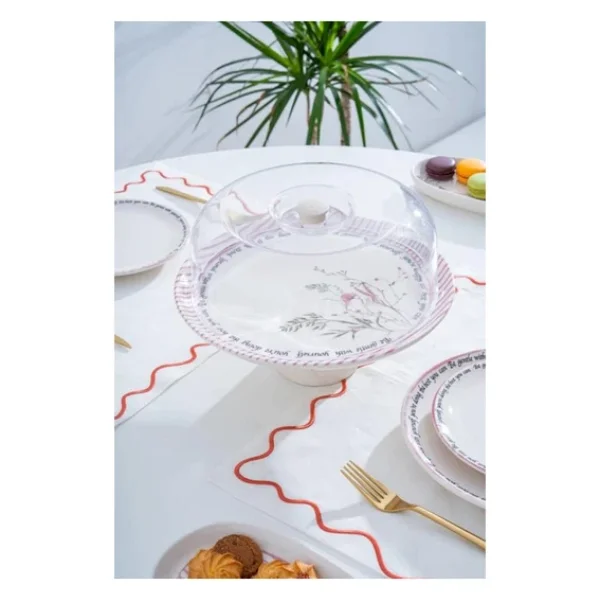 Acar Hca9090 Laila 30 Cm Ayaklı Kek Fanusu - Görsel 4