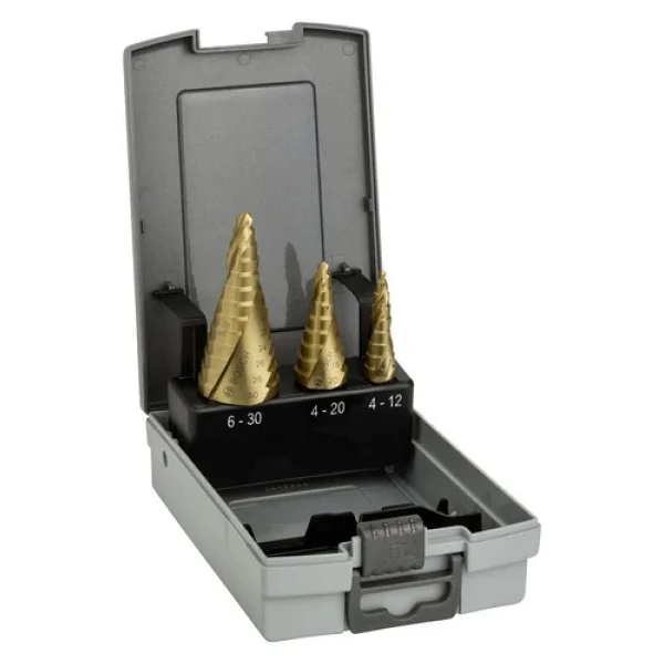 Bosch 2608587432 Hss-Tin Kademeli 3'lü Matkap Ucu Seti - Görsel 3