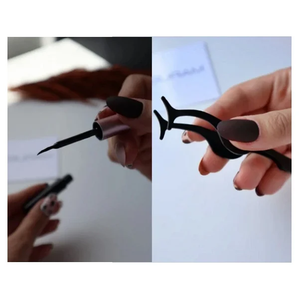 3d Manyetik 6 Adet Takma Kirpik Seti 3 Çift + Kirpik Cımbızı + Yapıştırıcı - Görsel 4