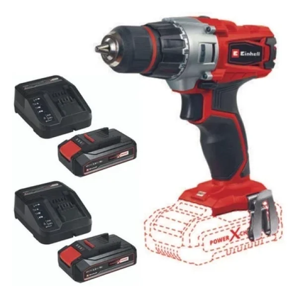 Einhell TE-CD 18/2 Li Çift Akülü 2.5 Ah Darbesiz Matkap - Görsel 6