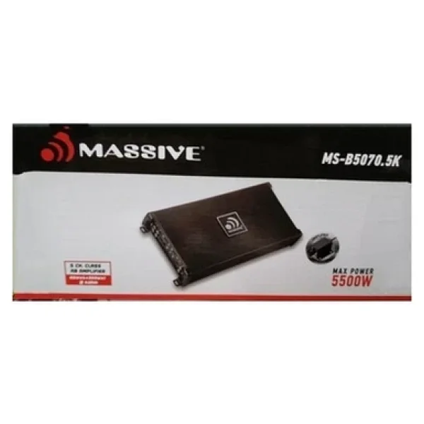 Massive Ms-B5070.5k 5500 W 5 Kanal Oto Amplifikatör - Görsel 3