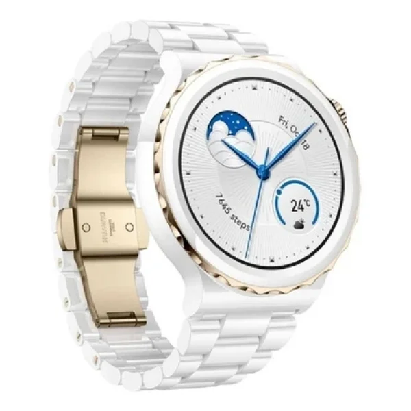 Huawei Watch Gt 3 Pro 43mm Seramik Kasa Ve Beyaz Seramik Kayış Akıllı Saat - Görsel 3