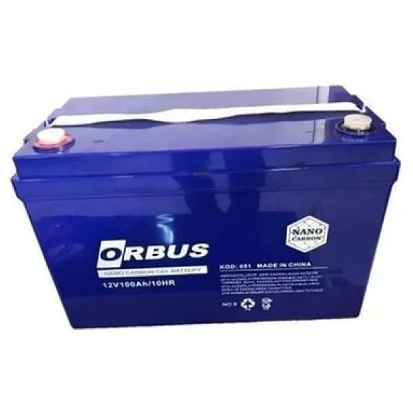 Orbus 12 V 100ah Nano Karbon Jel Akü - Görsel 3