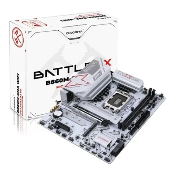 Colorful BATTLE-AX B860M-GHA Wi-Fi V20 Intel LGA1851 DDR5 Micro ATX Anakart - Görsel 3