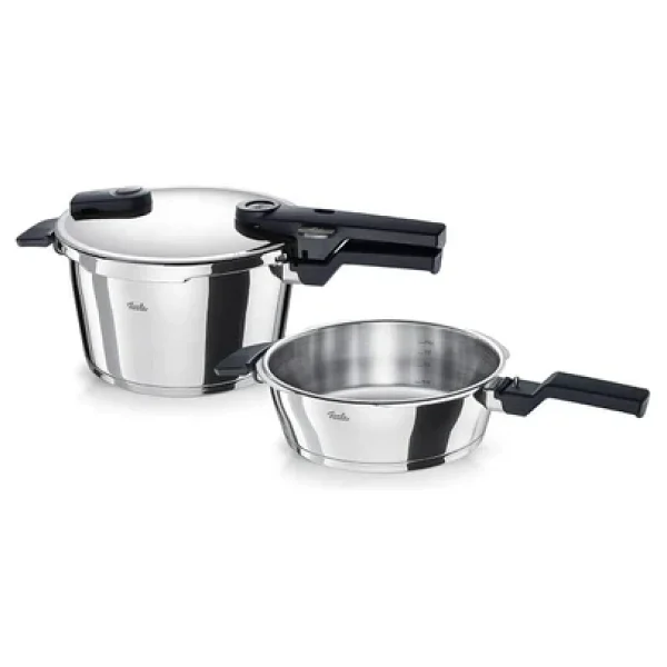 Fissler Vitaquick Glossy 4.5 + 2.5 Lt Düdüklü Tencere Seti - Görsel 2