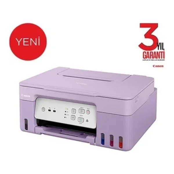 Canon Pixma G3430 Mor Wi-Fi + Tarayıcı + Fotokopi Renkli Çok Fonksiyonlu Tanklı Mürekkep Püskürtmeli Yazıcı - Görsel 6