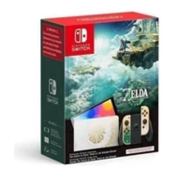 Nintendo Switch OLED Model Konsol Zelda Tears Of The Kingdom Limited Edition - Görsel 4