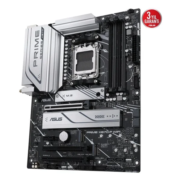 Asus Prime X670-P Wi-Fi AMD Am5 DDR5 Atx Anakart - Görsel 4
