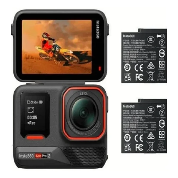 Insta360 Ace Pro 2 Çift Bataryalı Aksiyon Kamerası - Görsel 4