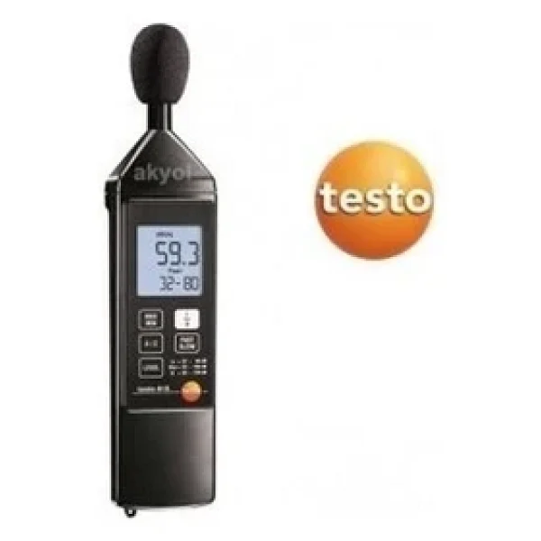 Testo 815 Gürültü Seviyesi Ölçüm Cihazı - Görsel 3