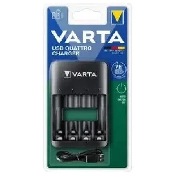 Varta 57652 USB Quottro Charger Pil Şarj Aleti - Görsel 3