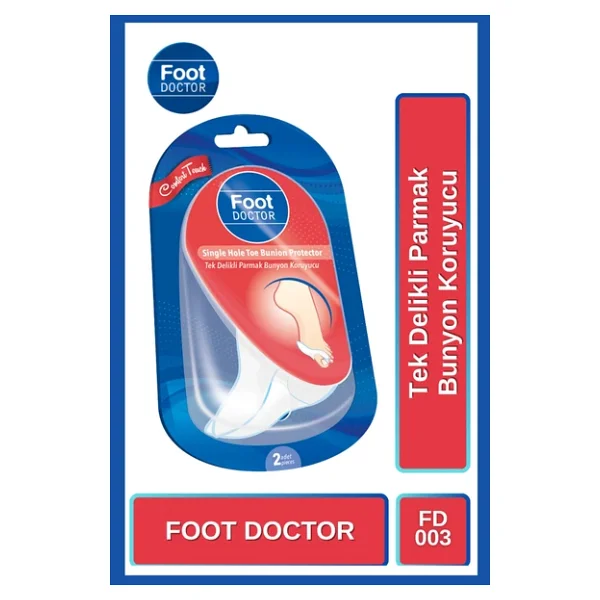 Foot Doctor Tek Delikli Parmak Bunyon Koruyucu 2 Adet - Görsel 4