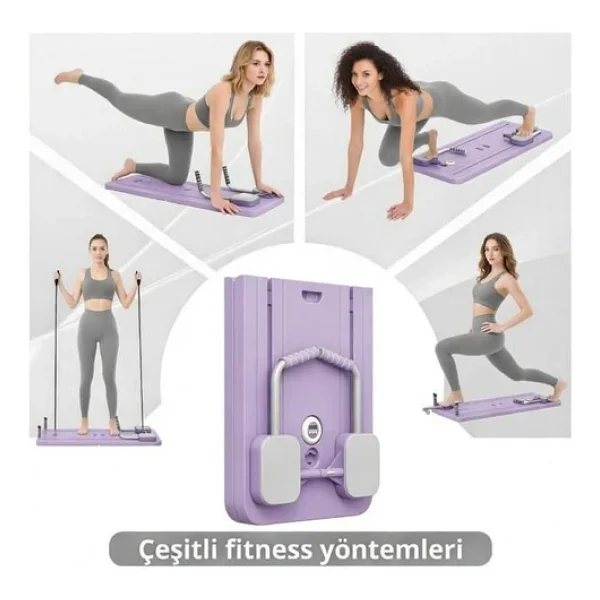 Avessa Reformer-200 Pilates Reformer Seti Mor - Görsel 4
