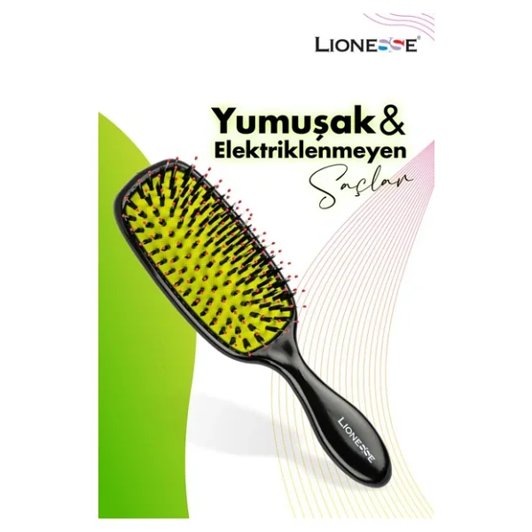 Lionesse Elektriklenme Önleyici Saç Fırçası 8910 - Görsel 6