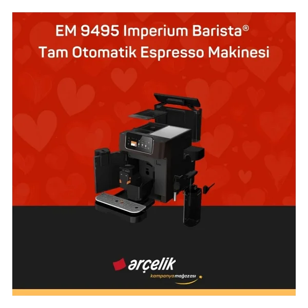 Arçelik Imperium Barista Em 9495 Tam Otomatik Espresso Makinesi - Görsel 6