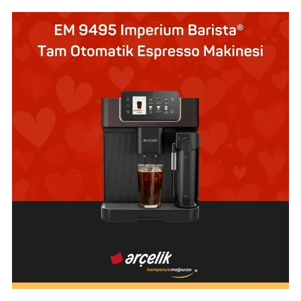 Arçelik Imperium Barista Em 9495 Tam Otomatik Espresso Makinesi - Görsel 4