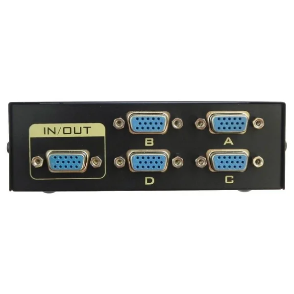 4841 Vga Switch Çoklayıcı Çoğaltıcı 4 Port 4 Kasa 1 Ekran - Görsel 3