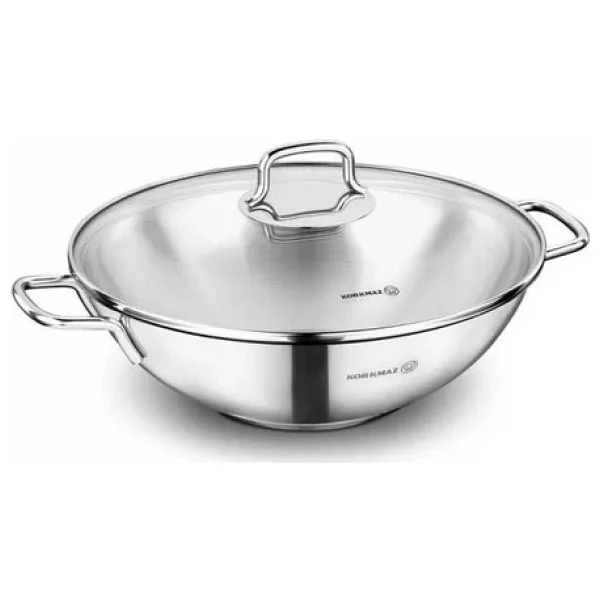 Korkmaz Perla A1519 28 Cm Çelik Wok Tencere - Görsel 5