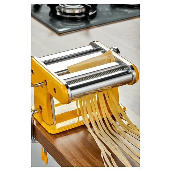 Cooker 3 Fonksiyonlu Hamur Erişte Makarna Kesme Makinesi Sarı Ckr3847 - Görsel 3