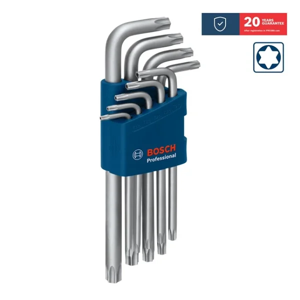 Bosch 1600a01th4 Torx 9 Parça Alyan Anahtar Takımı - Görsel 3