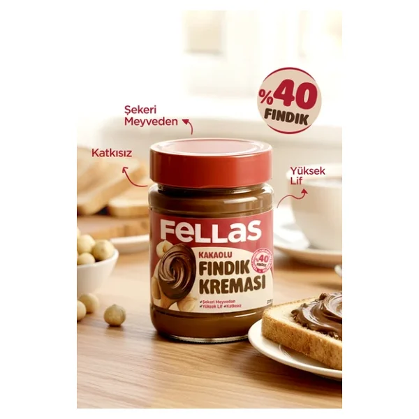 Fellas Kakaolu Fındık Kreması (315g) - Görsel 4
