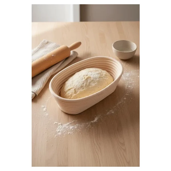 Bambum Puder - Ekmek Mayalama Sepeti Oval 24 Cm - Görsel 4