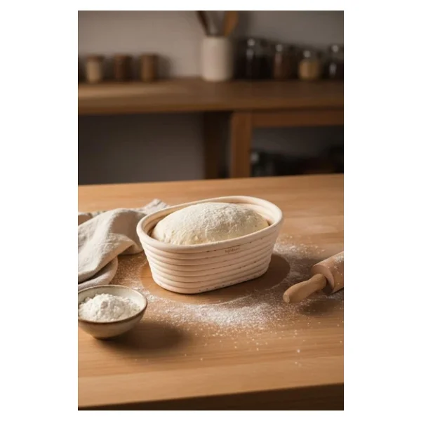 Bambum Puder - Ekmek Mayalama Sepeti Oval 17 Cm - Görsel 3