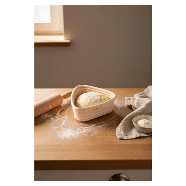 Bambum Puder - Ekmek Mayalama Sepeti Üçgen 16 Cm - Görsel 6
