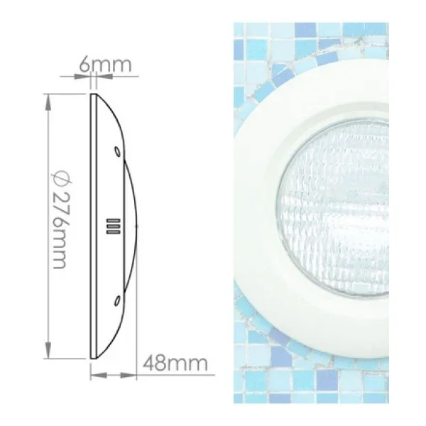 32 Watt Sıva Üstü Havuz Lambası - Görsel 3