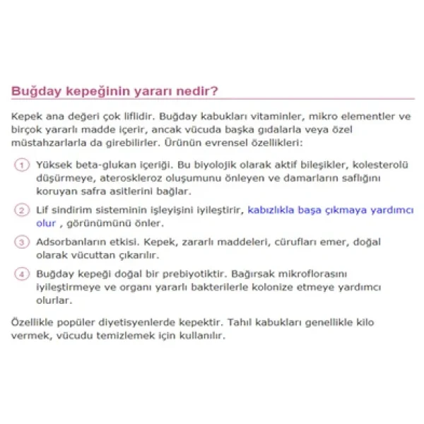 Organik Taşdeğirmen 750 Gr Buğday Kepeği Doğal Katkısız Lifli Buğday Kepeği - Görsel 5