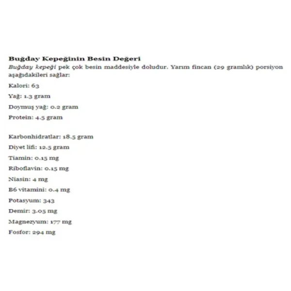 Organik Taşdeğirmen 750 Gr Buğday Kepeği Doğal Katkısız Lifli Buğday Kepeği - Görsel 6